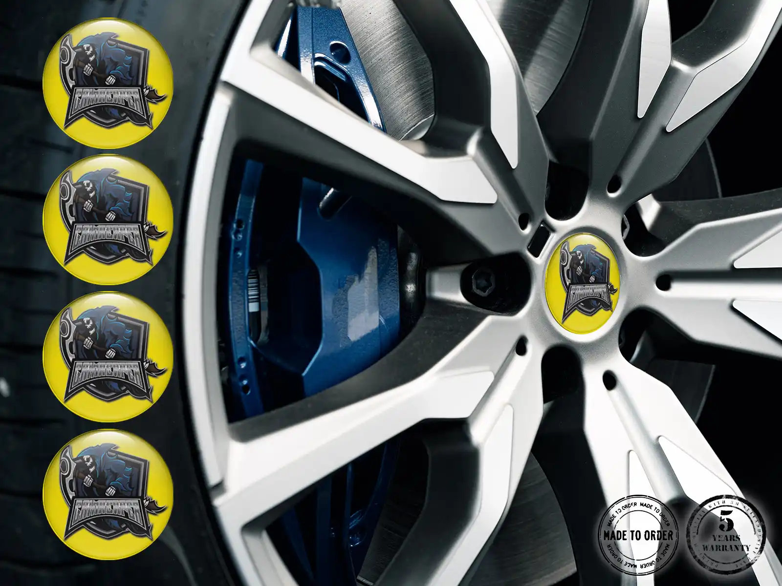 Insignia Rueda Tuning Grilla Racing Radiante